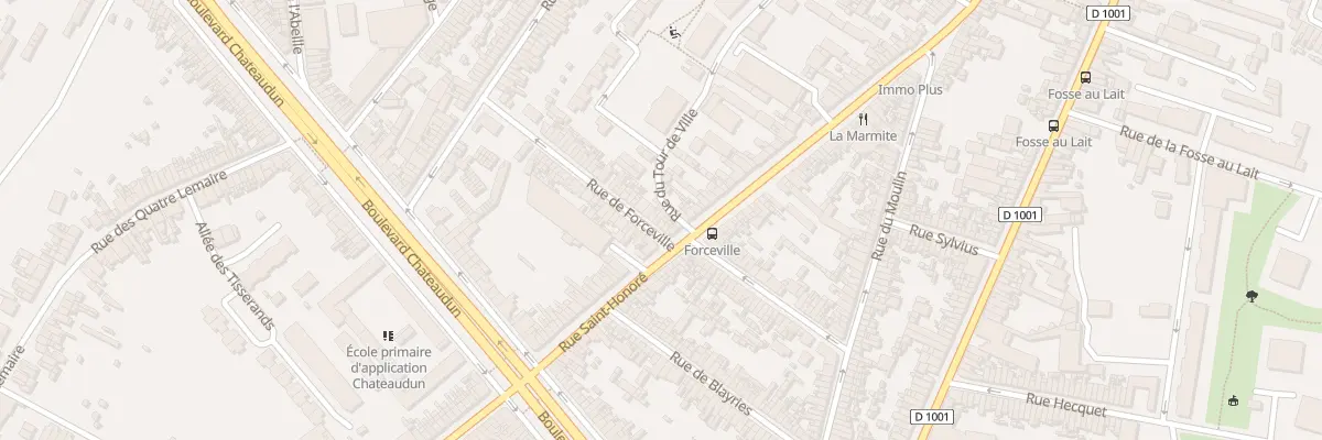 Plan du 6 Rue de Forceville à Amiens
