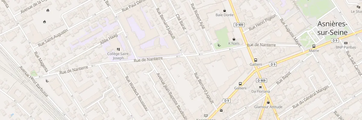 Plan du 46 Rue de Nanterre à Asnières-sur-Seine