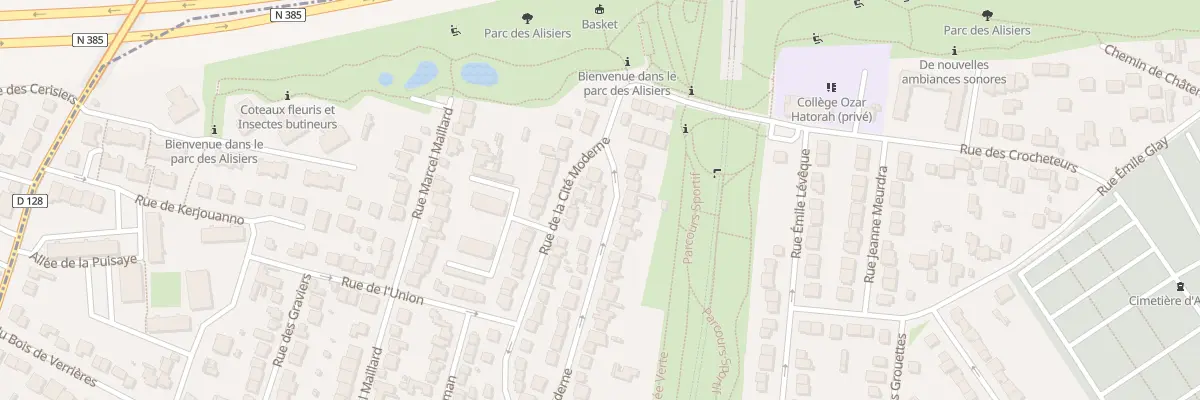 Plan du 44 Rue de la Cité Moderne à Antony