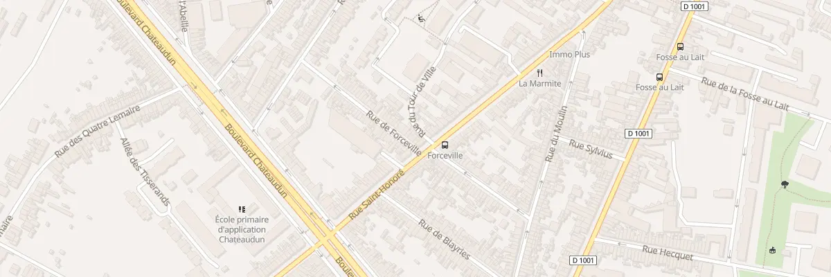 Plan du 4 Rue de Forceville à Amiens