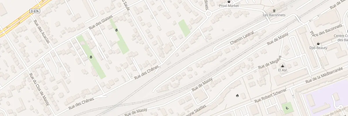 Plan du 27 Rue des Chênes à Antony