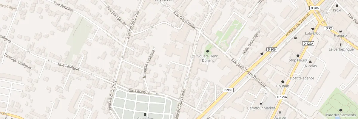Plan du 46 Bd Félix Faure à Châtillon