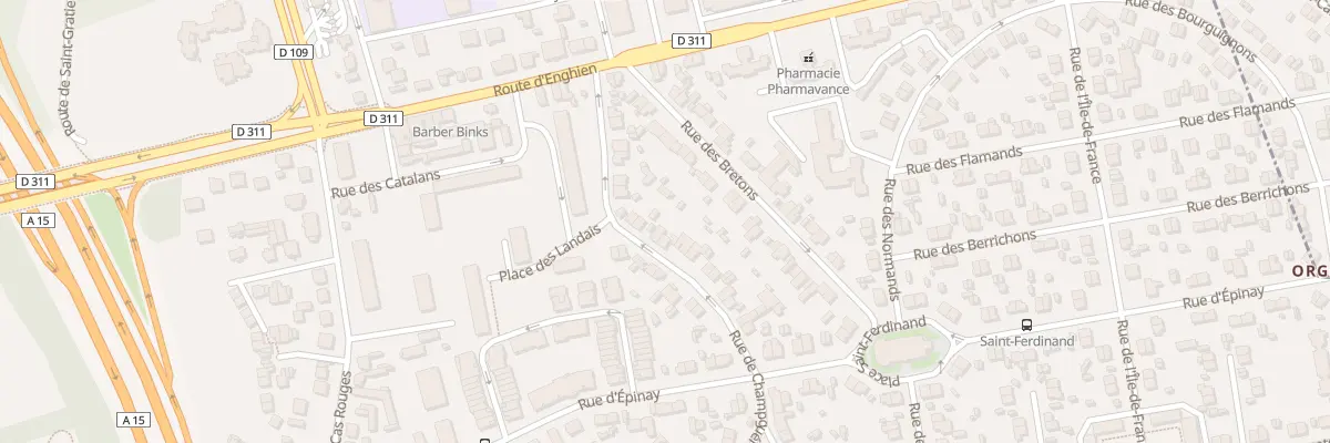 Plan du 50 Rue de Champguerin à Argenteuil