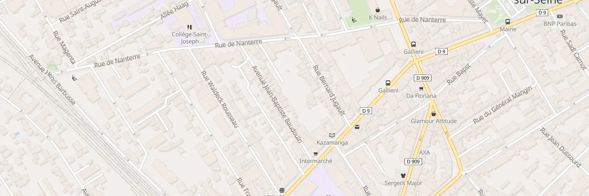 Plan du 38 Rue de Nanterre à Asnières-sur-Seine