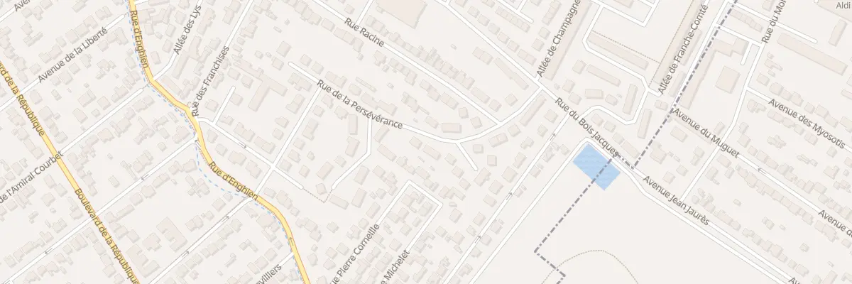 Plan du 16 Rue de la Persévérance à Eaubonne