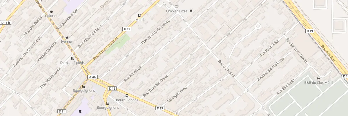 Plan du 21 Rue Trouillet - Derel à Asnières-sur-Seine