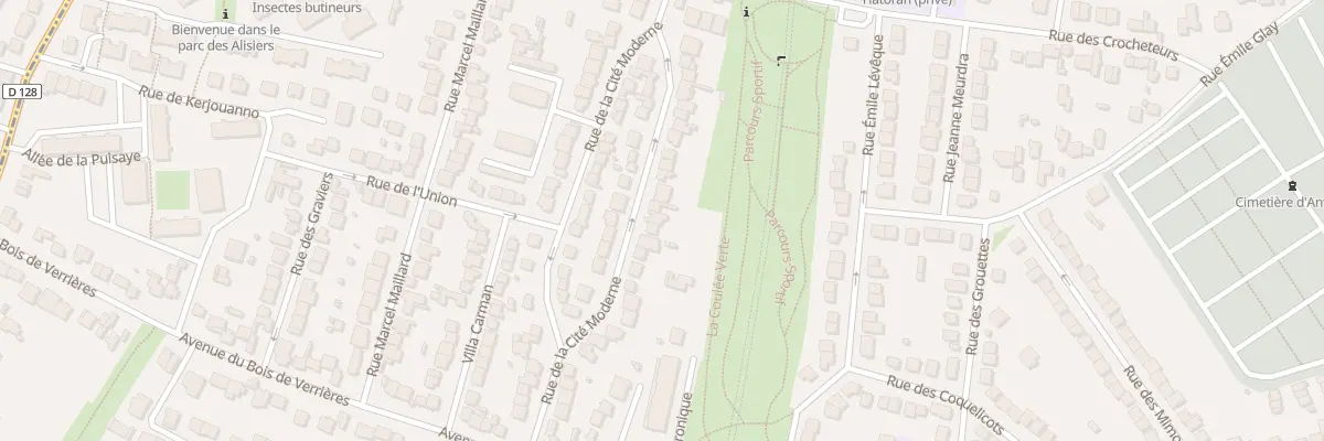 Plan du 33 Rue de la Cité Moderne à Antony