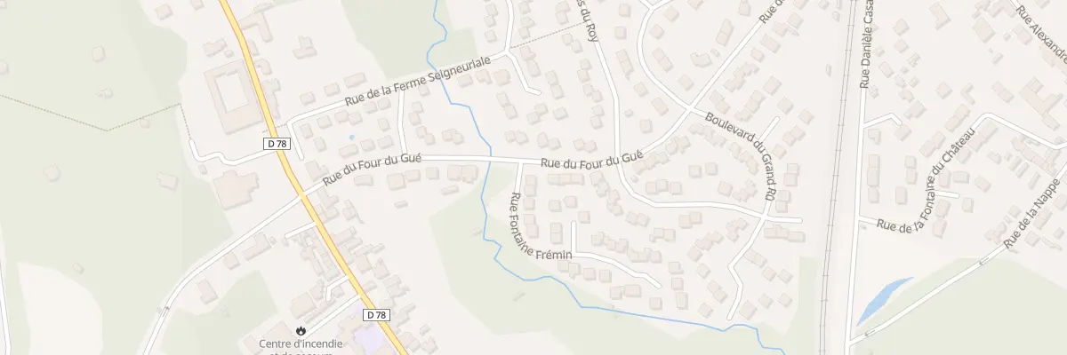Plan du 1 Rue Fontaine Fremin à Presles