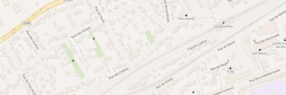 Plan du 20 Rue des Chênes à Antony