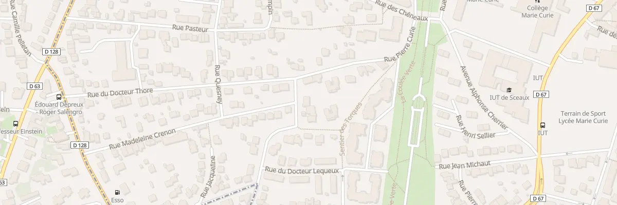 Plan du 21 Rue Pierre Curie à Sceaux