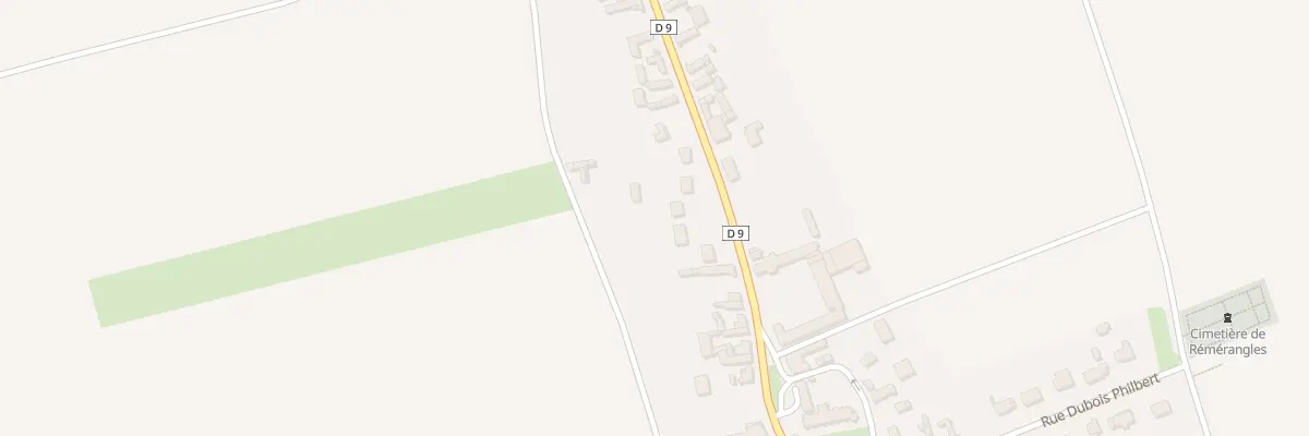 Plan du 59 Gr Grande Rue à Rémérangles