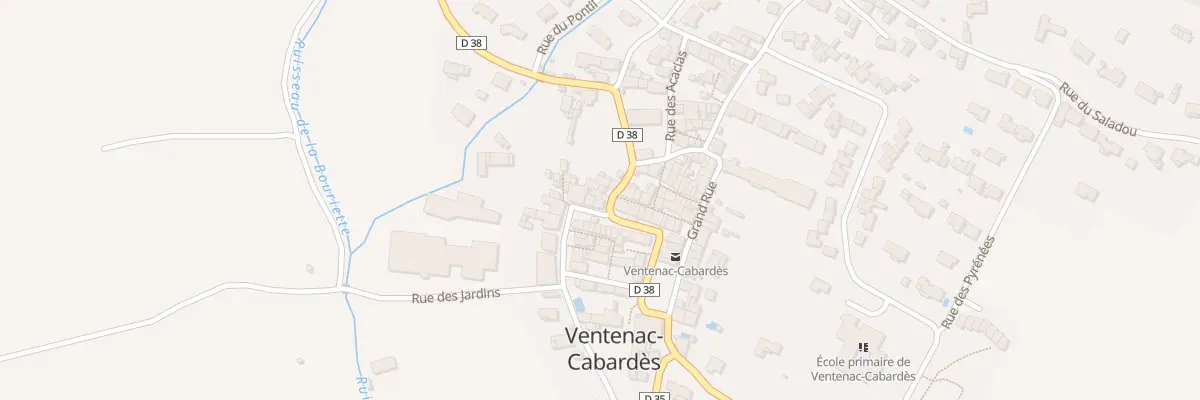 Plan du 2 Av de la Viale à Ventenac-Cabardès