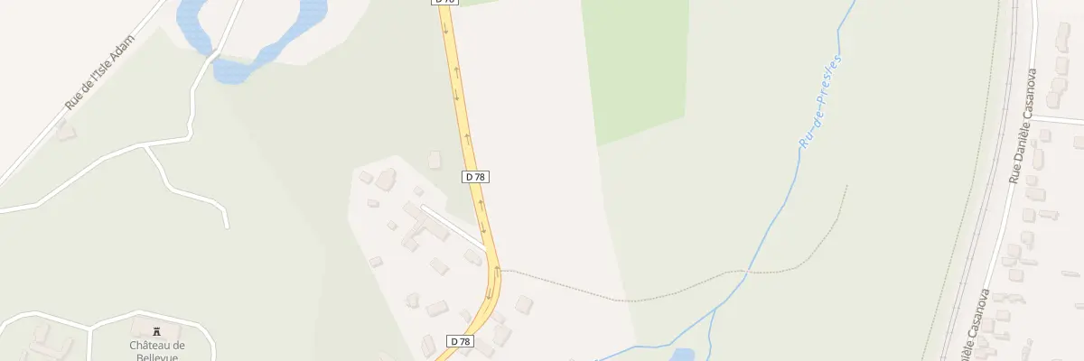 Plan du 128 Rue Pierre Brossolette à Presles