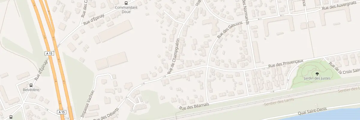 Plan du 2 Rue de Champguerin à Argenteuil