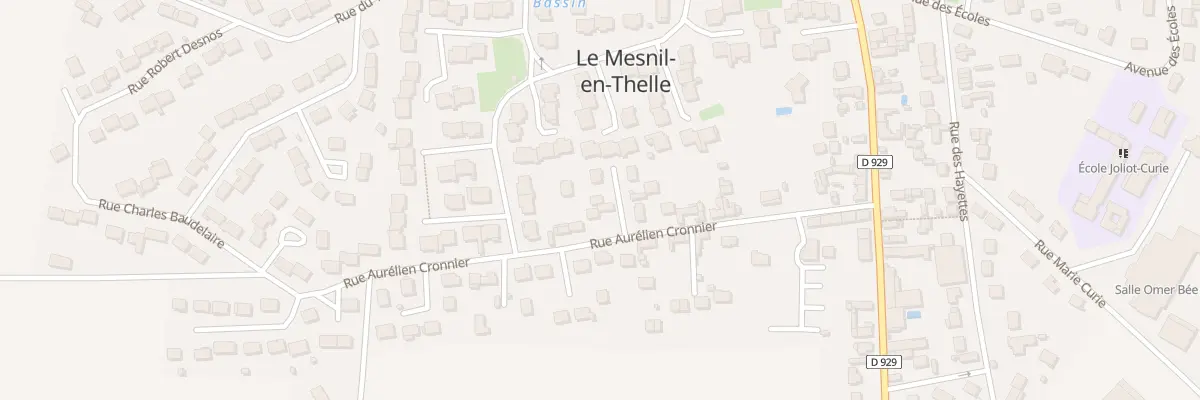 Plan du 3 All Bonnisseau au Mesnil-en-Thelle
