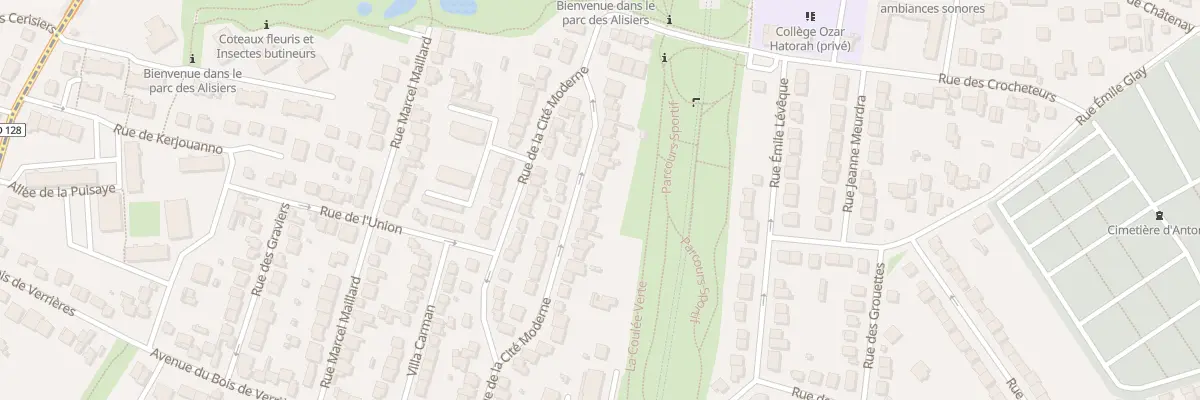 Plan du 41 Rue de la Cité Moderne à Antony