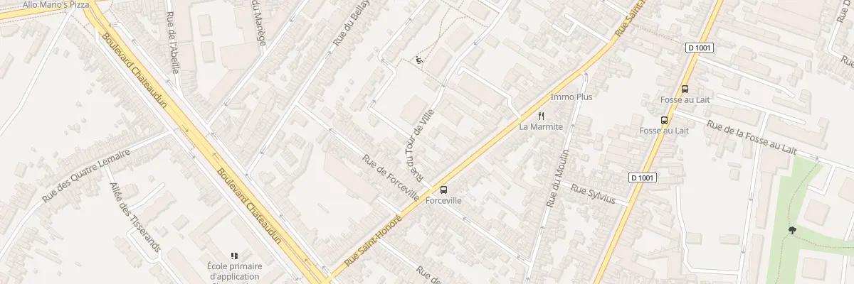 Plan du 226 Rue Saint-Honoré à Amiens