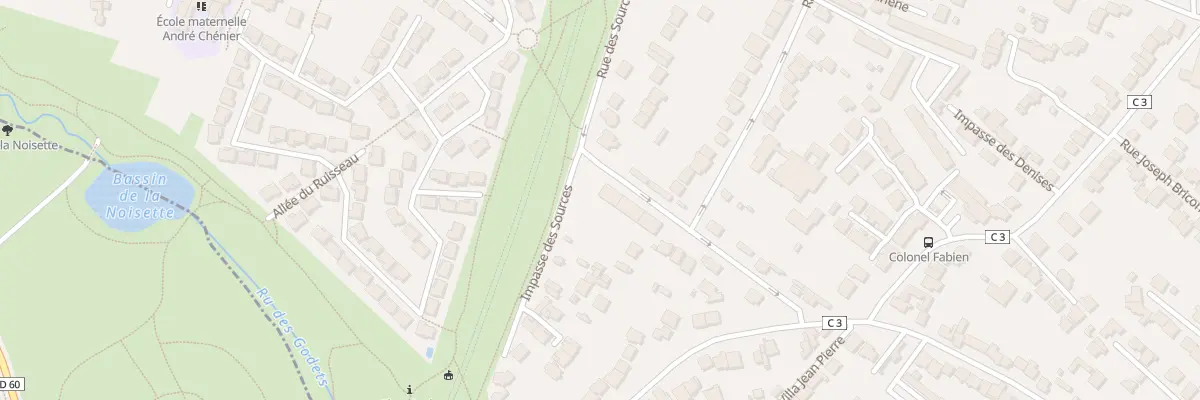 Plan du 143 Rue des Sources à Antony