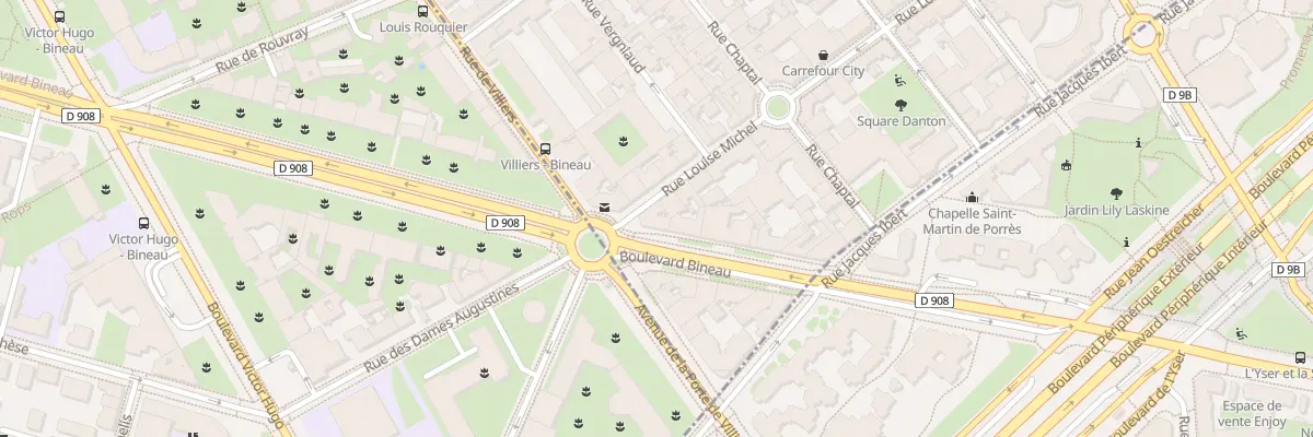 Plan du 16 Bd Bineau à Levallois-Perret