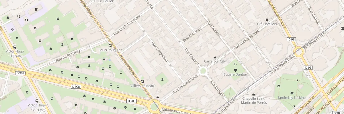 Plan du 10 Rue Vergniaud à Levallois-Perret