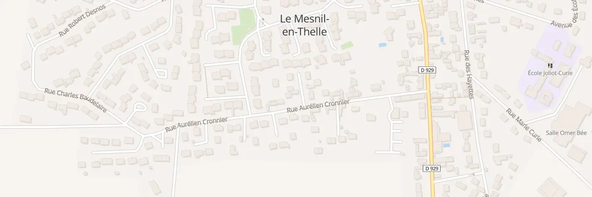 Plan du 1 All Bonnisseau au Mesnil-en-Thelle