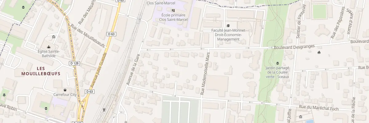 Plan du 69 Bd Desgranges à Sceaux