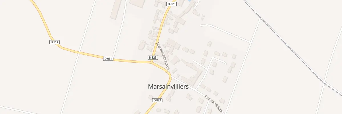 Plan du 2 Rue des Abreuvoirs à Marsainvilliers