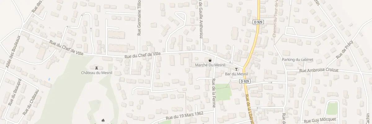 Plan du 23 Rue du Chef de Ville au Mesnil-en-Thelle