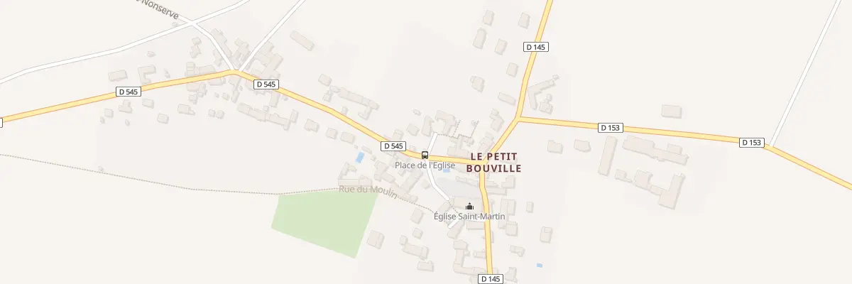 Plan du 13 Rue du Moutier à Bouville