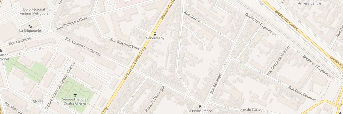 Plan du 76 Rue De Lannoy à Amiens