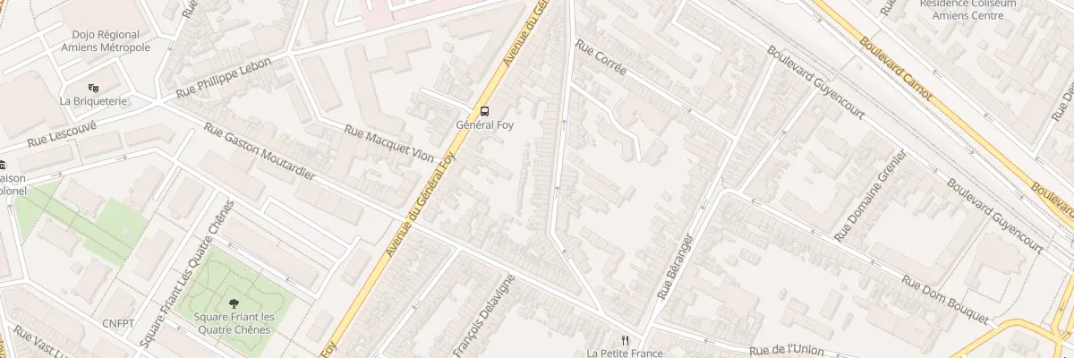 Plan du 74 Rue De Lannoy à Amiens