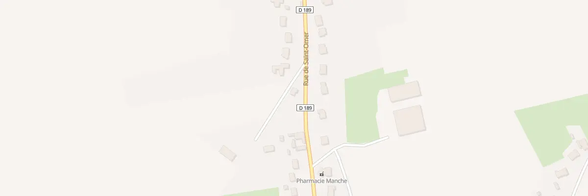 Plan du 670 Rue de Saint Omer à Ecques