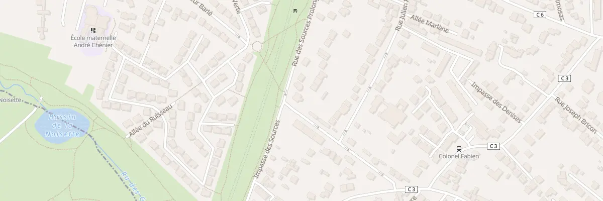 Plan du 140 Rue des Sources à Antony