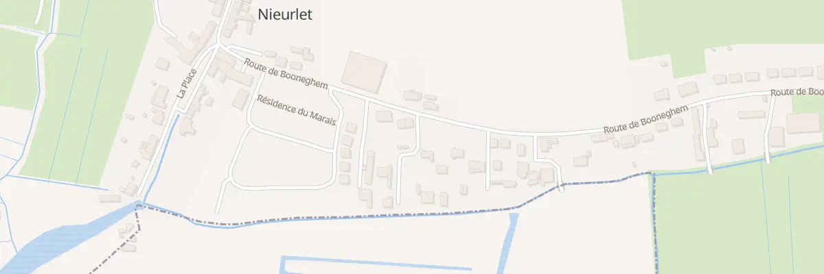 Plan du 14A Rte de Booneghem à Nieurlet