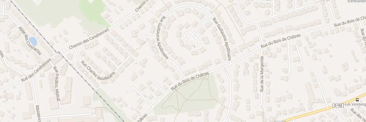 Plan du 2 Rue Guillaume Apollinaire à Brétigny-sur-Orge