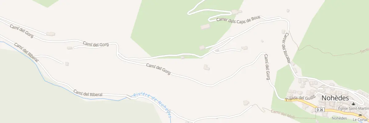 Plan du 5001F Els Campets à Nohèdes