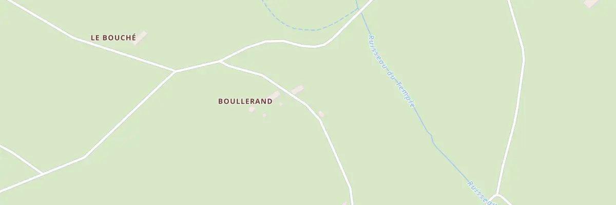Plan de Boullerand à Bord-Saint-Georges
