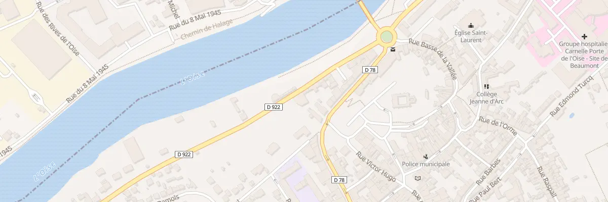 Plan du 13 Rue Saint-roch à Beaumont-sur-Oise