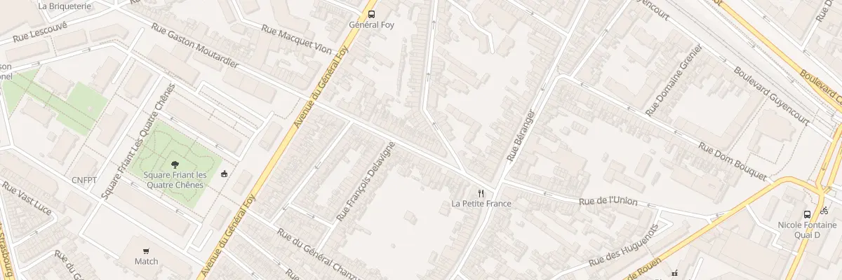 Plan du 24 Rue Denfert Rochereau à Amiens
