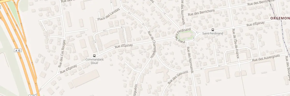 Plan du 350 Rue d’Epinay à Argenteuil