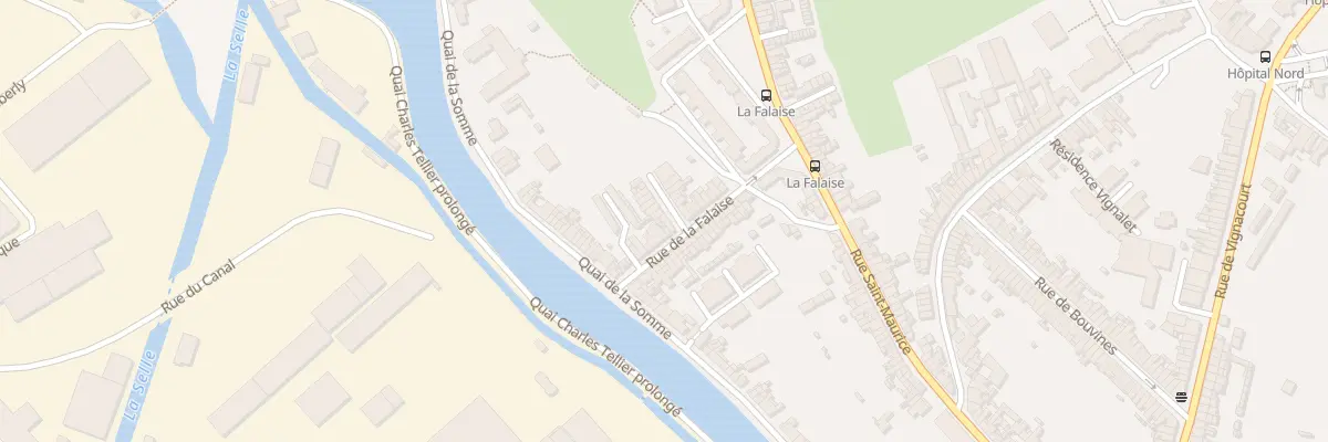 Plan du 3 Imp Facquet à Amiens