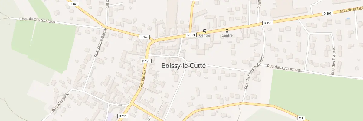 Plan du 10 Rue du Centre à Boissy-le-Cutté
