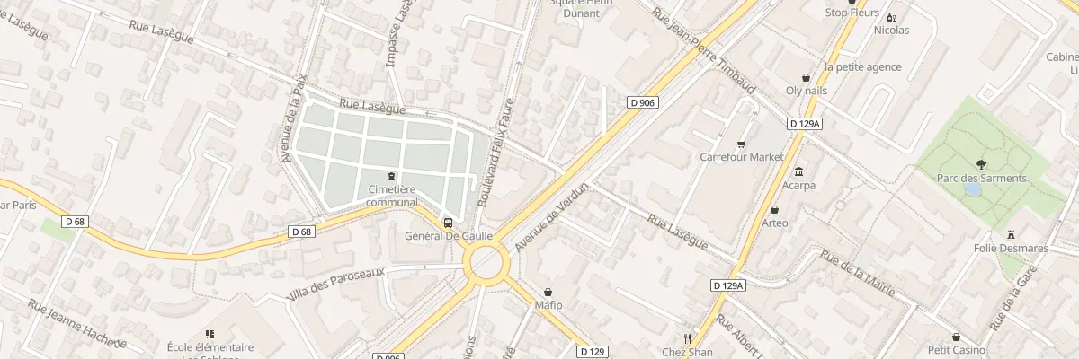 Plan du 31 Rue Lasègue à Châtillon