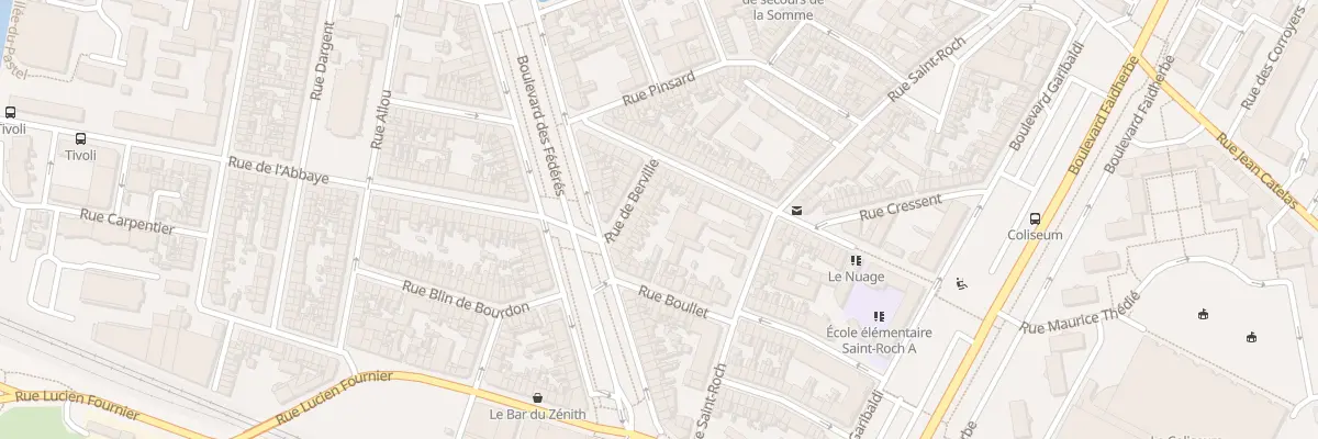 Plan du 14 Rue Berville à Amiens