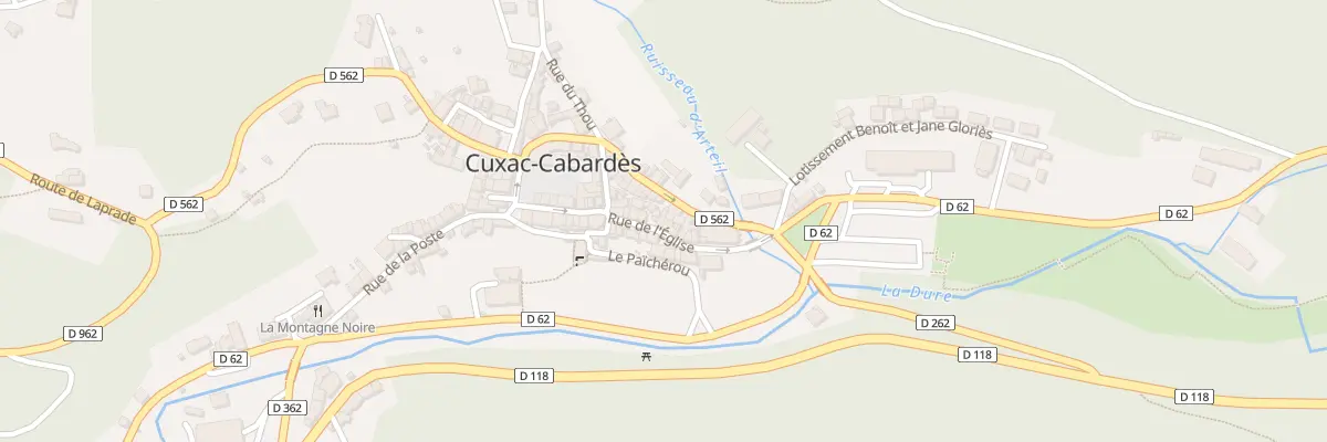 Plan du 70 Le Village à Cuxac-Cabardès