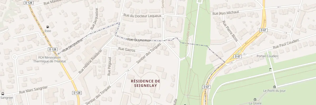 Plan du 36 Sen des Torques à Châtenay-Malabry