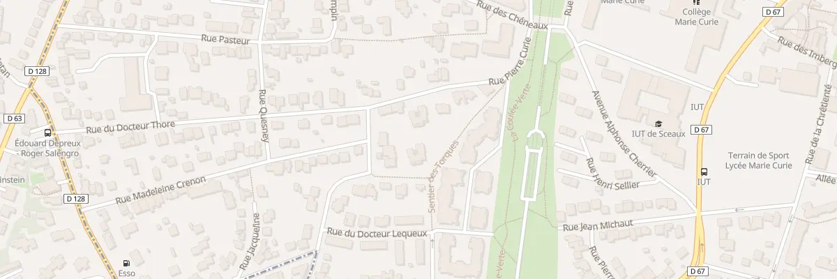 Plan du 17 Rue Pierre Curie à Sceaux