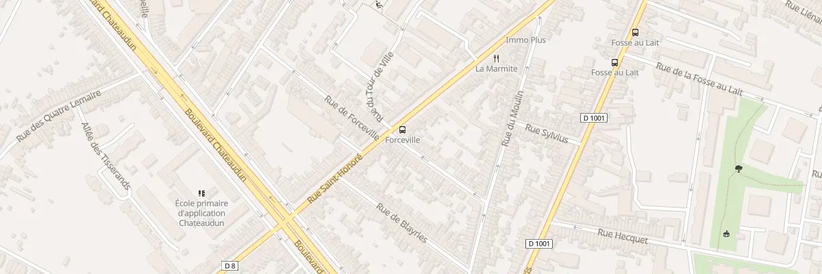 Plan du 227 Rue Saint-Honoré à Amiens