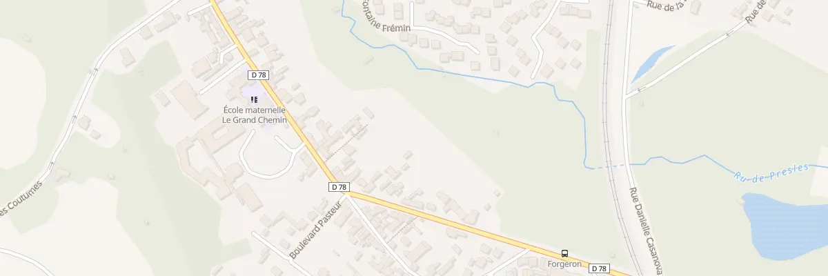 Plan du 8T Rue Pierre Brossolette à Presles