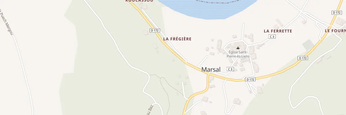 Plan du 2007 Rte de la Vallée à Bellegarde-Marsal